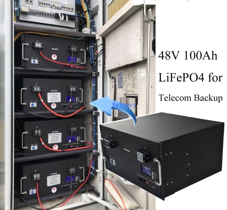 48v 100ah LiFePO4 Telecom Backup Battery
