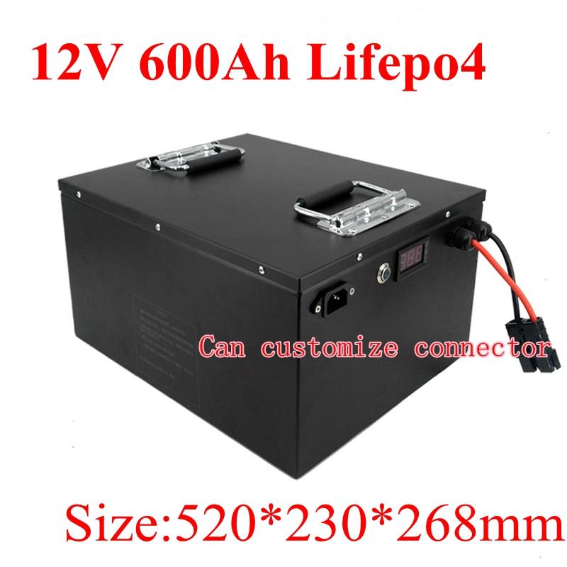 12V 500Ah 600Ah Lithium Ion LIFEPO4 Deep Cycle Battery